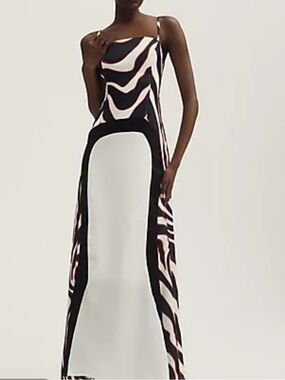 Fenareta Tutti Frutti Straight-Neck Maxi Dres...